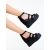 Sandale dama cu platforma negre din material textil Kavaria, 4 - Kalapod.net