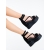 Sandale dama cu platforma negre din material textil Avadia, 4 - Kalapod.net