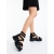 Sandale dama cu platforma negre din material textil Mahana, 3 - Kalapod.net Sandale dama cu platforma negre din material textil Mahana, 3 - Kalapod.net