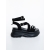 Sandale dama cu platforma negre din material textil  Zenhana, 5 - Kalapod.net Sandale dama cu platforma negre din material textil  Zenhana, 5 - Kalapod.net