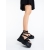Sandale dama cu platforma negre din material textil  Hanalia, 2 - Kalapod.net Sandale dama cu platforma negre din material textil  Hanalia, 2 - Kalapod.net