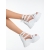 Sandale dama cu platforma albe din piele ecologica Hanalia - Kalapod.net Sandale dama cu platforma albe din piele ecologica Hanalia - Kalapod.net