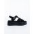 Sandale dama cu platforma negre din material textil Varaha, 5 - Kalapod.net