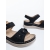 Sandale dama negre din material textil  Vidasha, 6 - Kalapod.net