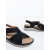 Sandale dama negre din material textil  Adarsa, 6 - Kalapod.net