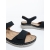 Sandale dama negre din material textil  Vadara, 6 - Kalapod.net