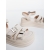 Sandale dama cu platforma bej din piele ecologica Sandia, 6 - Kalapod.net