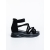 Sandale dama negre din material textil Dasika, 5 - Kalapod.net