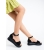 Sandale dama cu platforma negre din material textil Tenuria, 2 - Kalapod.net