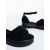 Sandale dama cu platforma negre din material textil Tenuria, 6 - Kalapod.net
