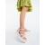 Sandale dama cu platforma roz din material textil Dasva - Kalapod.net Sandale dama cu platforma roz din material textil Dasva - Kalapod.net