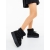 Cizme dama negre  din  material textil Karaza, 2 - Kalapod.net