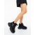 Ghete dama cu platforma  negre din material textil Lasara, 3 - Kalapod.net