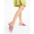 Papuci dama cu toc roz din material textil Soulana, 2 - Kalapod.net