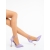 Pantofi dama cu toc mov din material textil Harisia, 3 - Kalapod.net