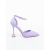 Pantofi dama cu toc mov din material textil Harisia, 5 - Kalapod.net