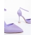 Pantofi dama cu toc mov din material textil Harisia, 6 - Kalapod.net