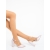 Pantofi dama cu toc sampanie din material textil Harari, 3 - Kalapod.net