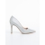 Pantofi dama cu toc argintii din material textil Mirari, 5 - Kalapod.net