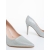 Pantofi dama cu toc argintii din material textil Mirari, 6 - Kalapod.net
