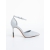 Pantofi dama cu toc argintii din material textil Micaro, 5 - Kalapod.net