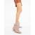 Botine dama cu platforma bej din material textil Kanika, 2 - Kalapod.net