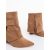 Botine dama cu platforma camel din material textil Kanika, 6 - Kalapod.net