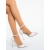 Pantofi dama cu toc bej deschis din material textil Murena, 4 - Kalapod.net