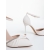 Pantofi dama cu toc bej deschis din material textil Murena, 6 - Kalapod.net
