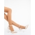 Pantofi dama cu toc sampanie din material textil Alura, 4 - Kalapod.net