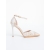 Pantofi dama cu toc sampanie din material textil Alura, 5 - Kalapod.net