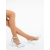 Pantofi dama cu toc argintii din material textil Mezmera, 4 - Kalapod.net