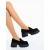 Mocasini dama negri din material textil Mejia, 4 - Kalapod.net