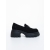 Mocasini dama negri din material textil Mejia, 5 - Kalapod.net