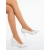 Pantofi dama cu toc bej din material textil Lamyna, 4 - Kalapod.net