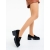 Mocasini dama negri din material textil Lahari - Kalapod.net