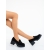 Mocasini dama negri din material textil Lahari, 3 - Kalapod.net
