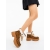 Ghete dama cu platforma camel din material textil Binita, 3 - Kalapod.net