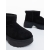 Ghete dama negre din material textil Divisha, 6 - Kalapod.net