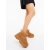 Ghete dama camel din material textil Divisha, 2 - Kalapod.net
