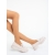 Mocasini dama bej din material textil Henia - Kalapod.net