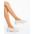 Mocasini dama bej din material textil Henia, 4 - Kalapod.net