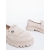Mocasini dama bej din material textil Henia, 6 - Kalapod.net