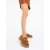 Mocasini dama camel din material textil Henia, 2 - Kalapod.net