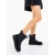 Ghete dama negre din material textil Ishani, 2 - Kalapod.net