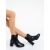 Botine dama cu toc negre din piele ecologica Rajani - Kalapod.net