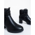 Botine dama cu toc negre din piele ecologica Rajani, 6 - Kalapod.net