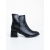 Botine dama cu toc negre din piele ecologica Varana, 5 - Kalapod.net
