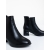 Botine dama cu toc negre din piele ecologica Varana, 6 - Kalapod.net