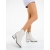 Botine dama cu toc bej din piele ecologica Aisha, 3 - Kalapod.net